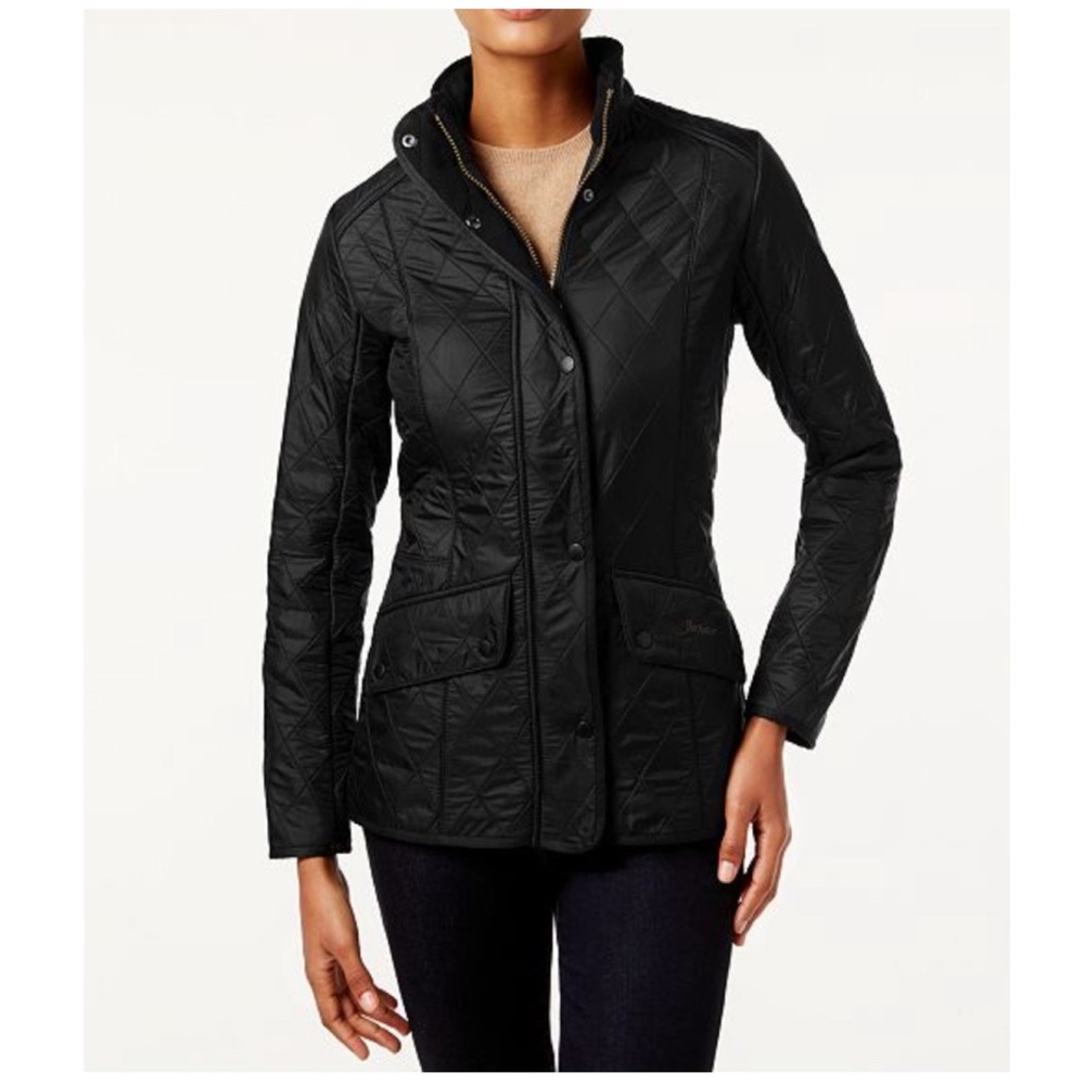 Barbour Quilted Utility Jacket In Black - image 6